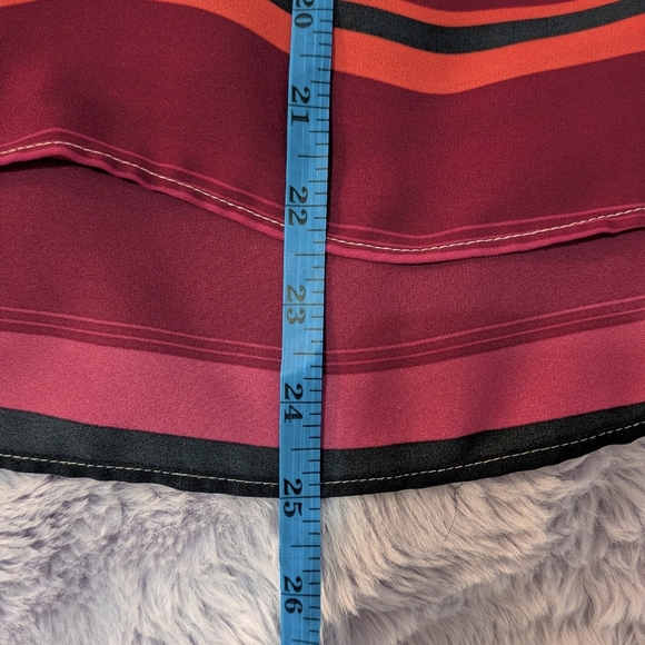 NWOT Ann Taylor Multicolor Striped Blouse - Picture 6 of 6